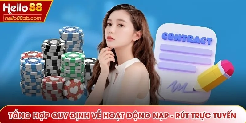 Tổng hợp quy định về hoạt động nạp - rút trực tuyến